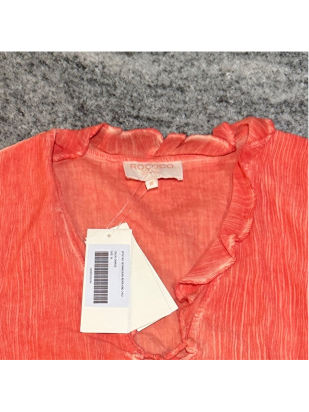 Rococo Sand Vibrant Orange Mini Dress - Picture 9 of 13